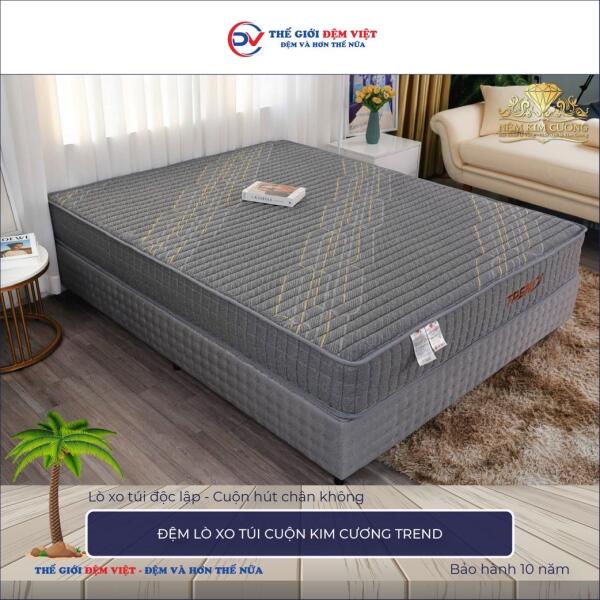 Đệm lò xo túi cuộn Kim Cương Trend 5